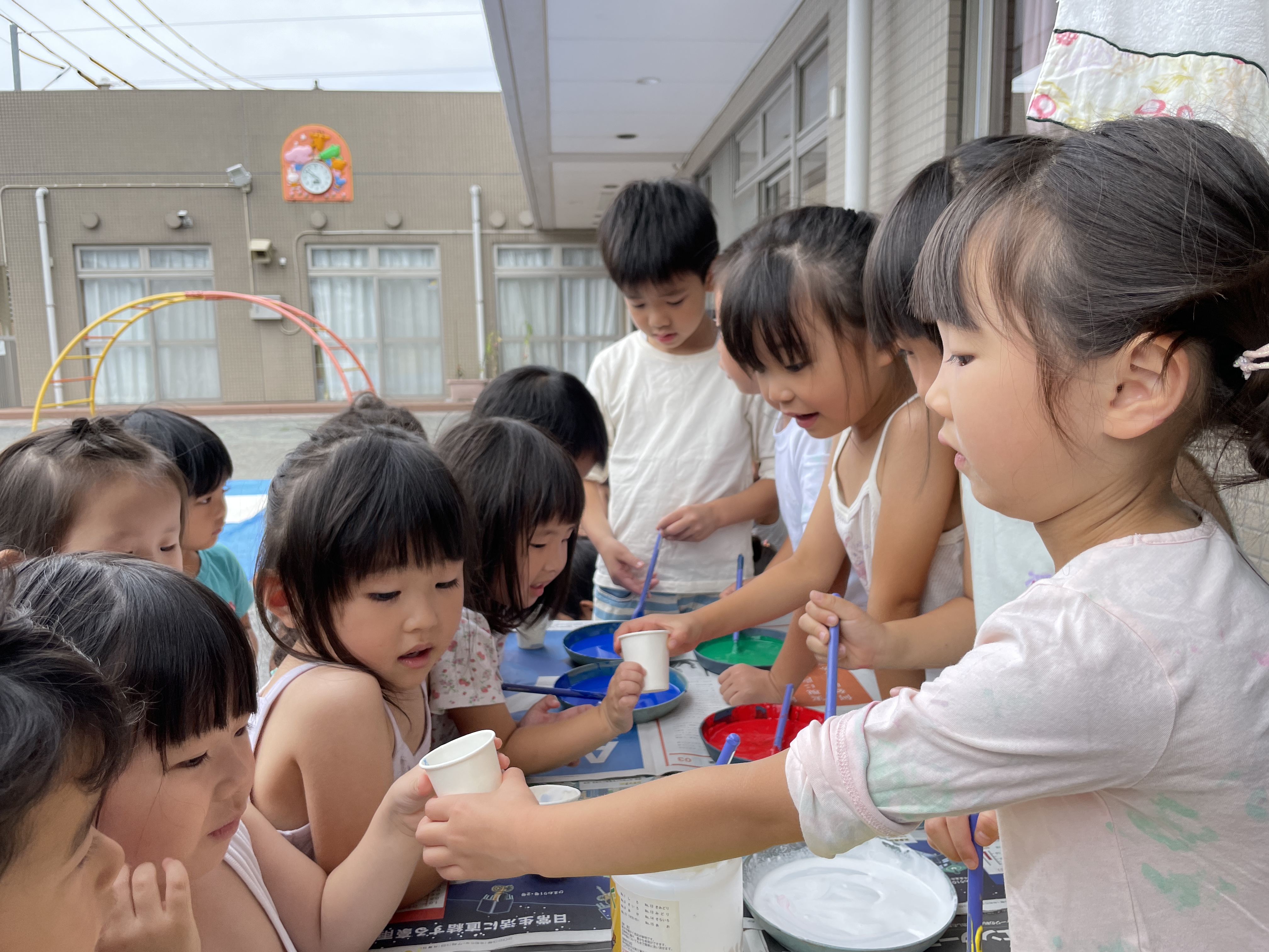 幼稚園　ボディペイント 
